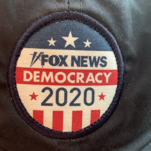 NWOT Ahead Lightweight blue baseball hat. Classic cut. Fox News Democracy 2020 - Picture 2 of 5